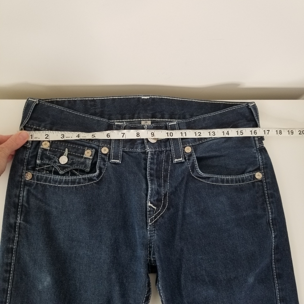 True Religion Skinny Jeans with Flap Size 29 Dark Wash - Picture 5 of 16